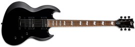 	LTD   Viper-201 Baritone Black  27 Inch Scale 6-String Electric Guitar 2022